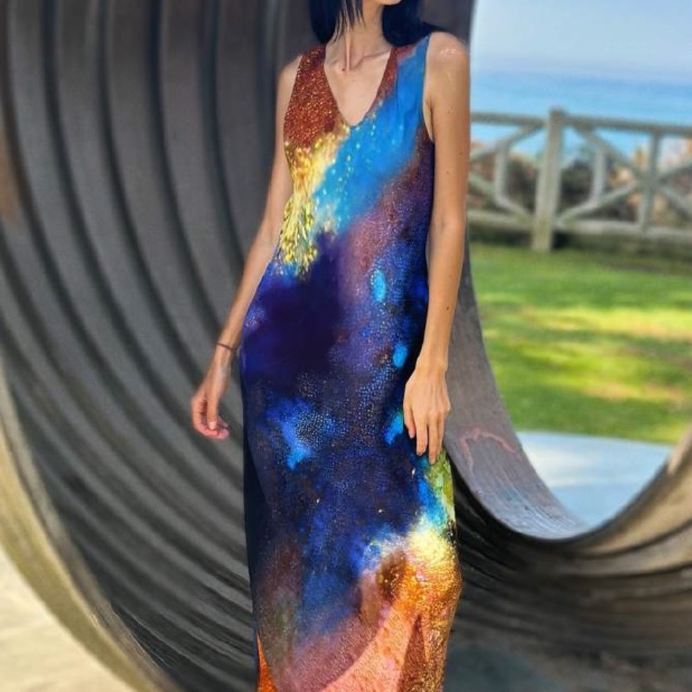 Yavi Long Sleeveless Dress